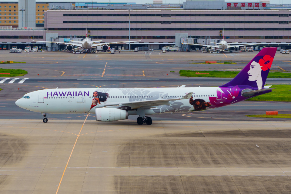 ハワイアン航空 Airbus A330-200 N381HA 羽田空港 航空フォト