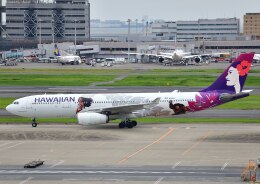 じーく。さんが、羽田空港で撮影したハワイアン航空 A330-243の航空フォト（飛行機 写真・画像）