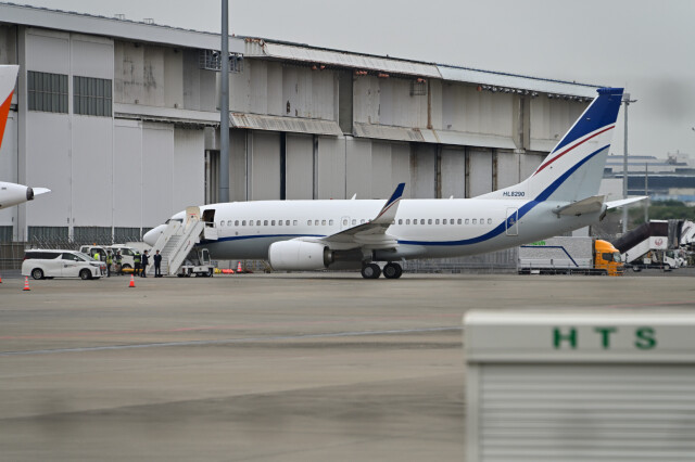 Cスマイルさんが、羽田空港で撮影した現代自動車 737-7GE(BBJ)の航空フォト（飛行機 写真・画像）