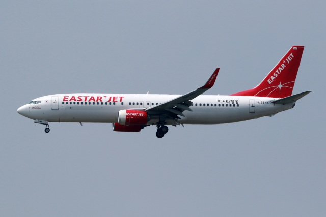 採れたてほしいもさんが、金浦国際空港で撮影したイースター航空 737-8GJの航空フォト（飛行機 写真・画像）