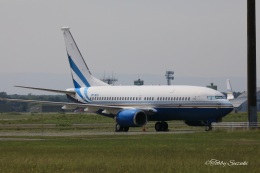 Tobby Suzukiさんが、新千歳空港で撮影したラスベガス サンズ 737-75T BBJの航空フォト（飛行機 写真・画像）