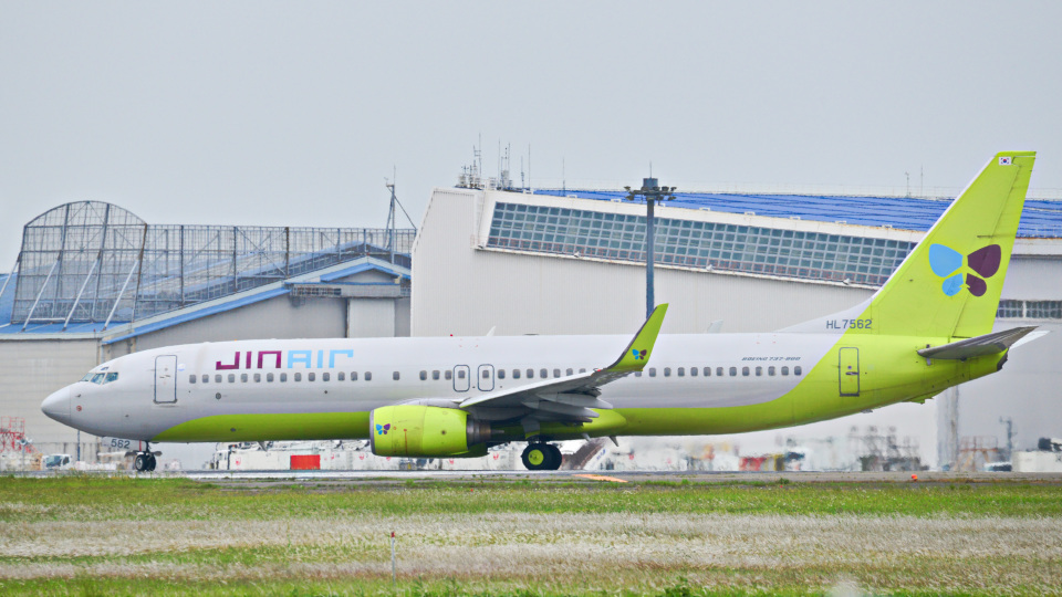 ボーイング 737-800 JINAIR ジンエアー BOEING ジンエアー、737-800受領 ボーイングから直接導入