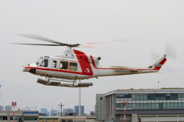 N@ruさんが、東京ヘリポートで撮影した朝日航洋 412EPの航空フォト（飛行機 写真・画像）