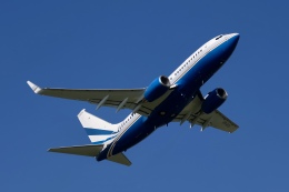 chikoさんが、羽田空港で撮影したラスベガス サンズ 737-75T BBJの航空フォト（飛行機 写真・画像）
