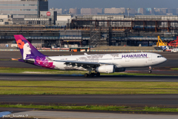 pan_kumaさんが、羽田空港で撮影したハワイアン航空 A330-243の航空フォト（飛行機 写真・画像）