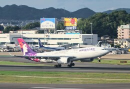 HK Express43さんが、福岡空港で撮影したハワイアン航空 A330-243の航空フォト（飛行機 写真・画像）