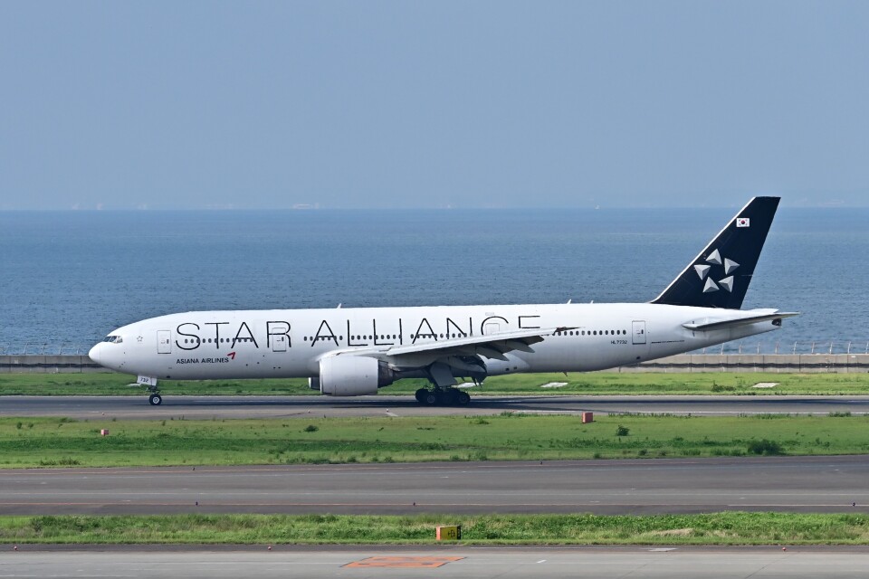 アシアナ航空 A320 HL7772 1/200 for JC Wings Asiana Airlines for Airbus A320-200 HL7772 1