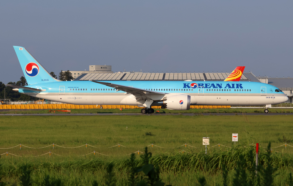 【ギター様／本日限定】KOREAN AIR 大韓航空 Boeing787-10 大韓航空 Boeing 787-10 HL8535 成田国際空港 航空フォト | by