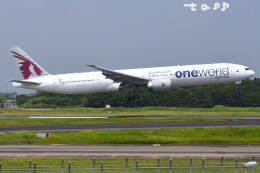 tassさんが、成田国際空港で撮影したカタール航空 777-3DZ/ERの航空フォト（飛行機 写真・画像）