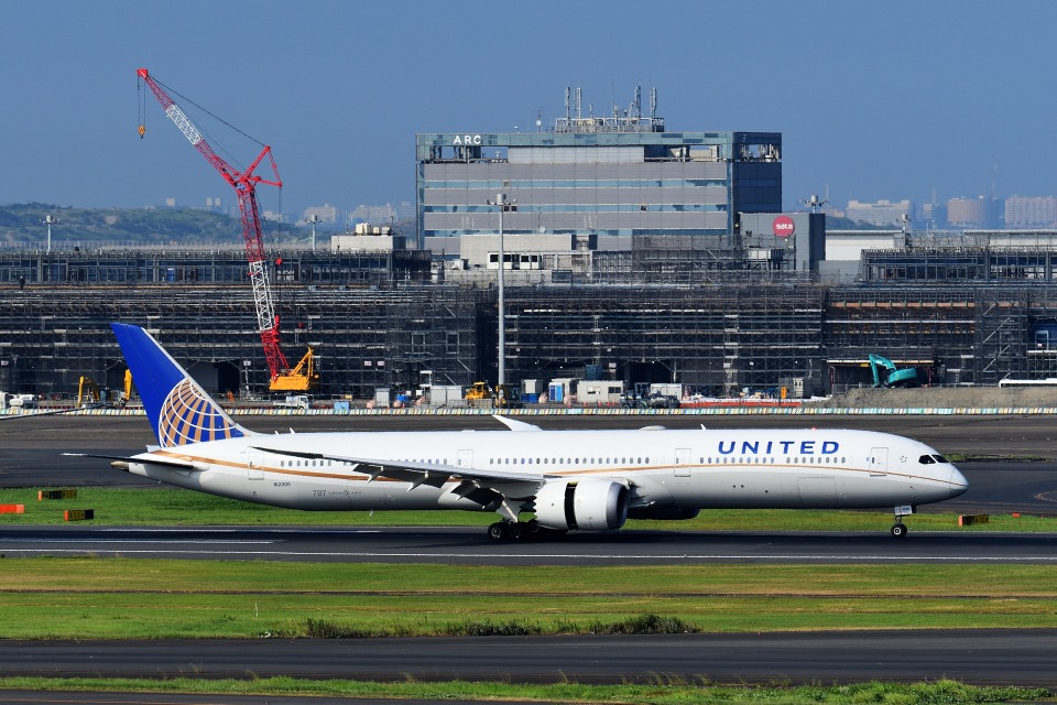 ユナイテッド航空 Boeing 787-10 ユナイテッド航空 Boeing 787-10 N12005 羽田空港 航空フォト
