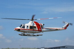 Haruru-cameraさんが、東京ヘリポートで撮影した朝日航洋 412EPの航空フォト（飛行機 写真・画像）