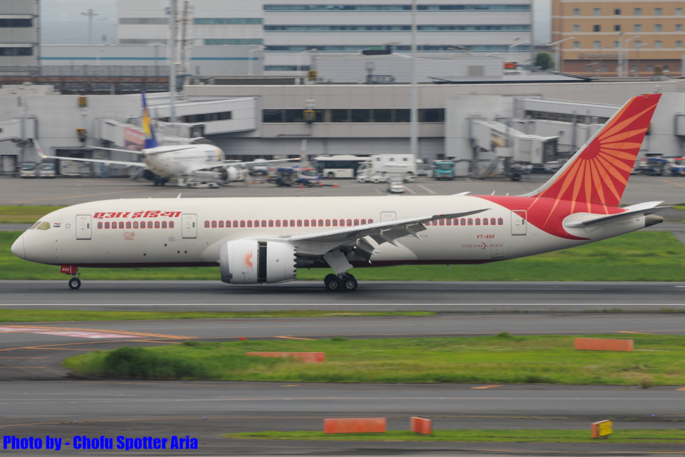 のあ エア・インディア Boeing 787-8 Dreamliner VT-ANQ 成田国際空港