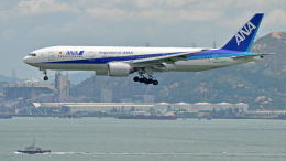 flytaka78さんが、香港国際空港で撮影した全日空 777-281/ERの航空フォト（飛行機 写真・画像）
