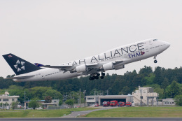 タイ国際航空 ボーイング747-400 航空フォト(飛行機 写真・画像