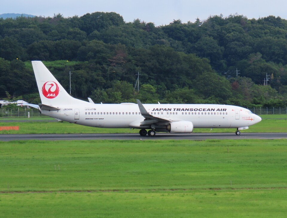 JAL日本トラスト オーシャン航空 JALUX 737-800w JTA 日本トランスオーシャン航空 特別塗装