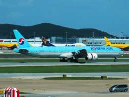 Kiyo.Hさんが、仁川国際空港で撮影した大韓航空 777-3B5/ERの航空フォト（飛行機 写真・画像）