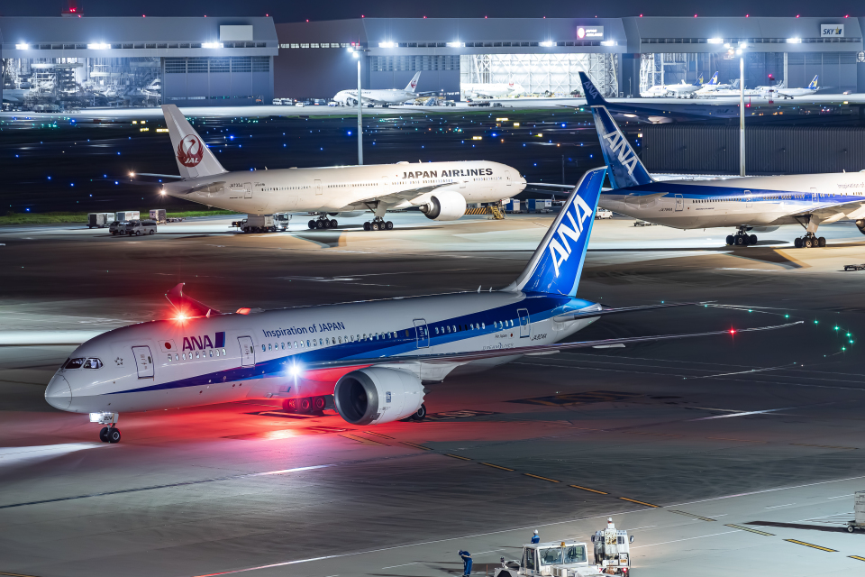 全日空 Boeing 787-8 Dreamliner JA804A 羽田空港 航空フォト