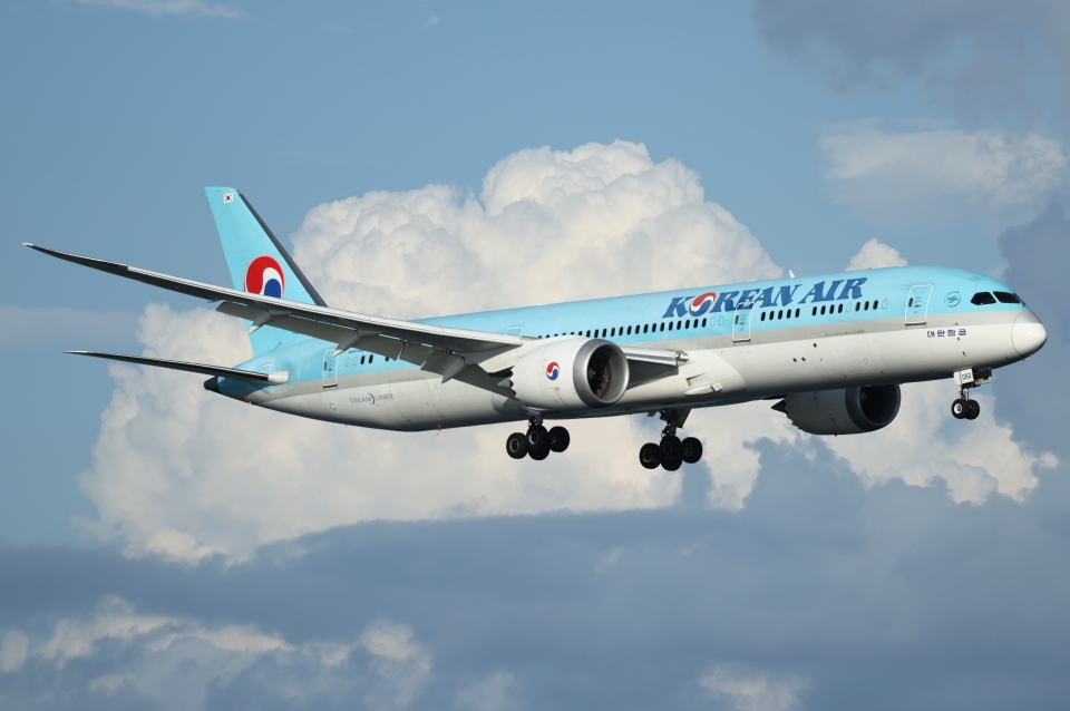 【ギター様／本日限定】KOREAN AIR 大韓航空 Boeing787-10 大韓航空 2機目の781 Korean Air Boeing 787-10 HL8535 Landing