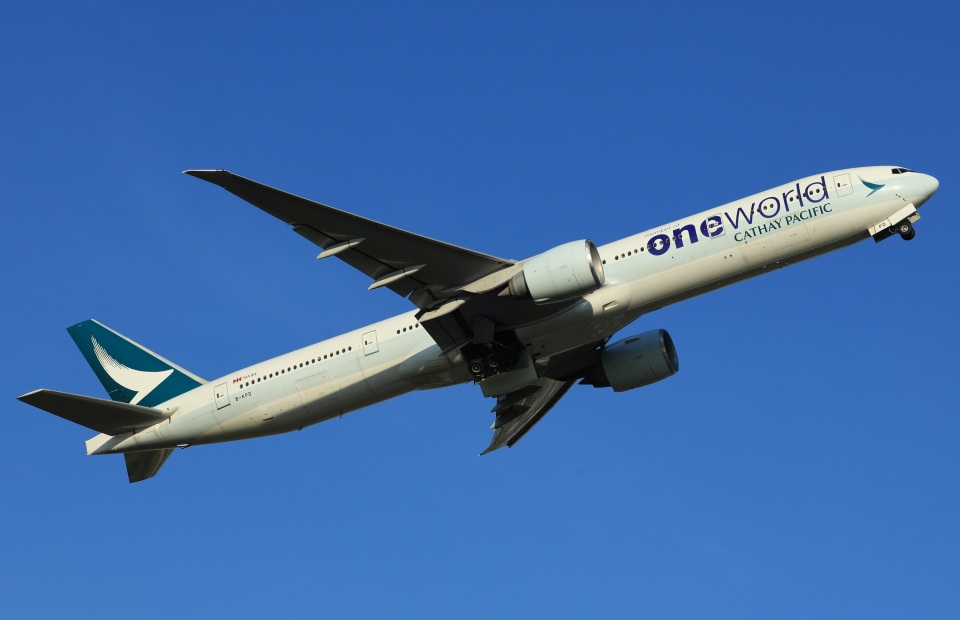 専用　CATHAY PACIFIC キャセイパシフィック 777-300ER 航空写真(フォト・画像)：キャセイパシフィック航空 Boeing 777