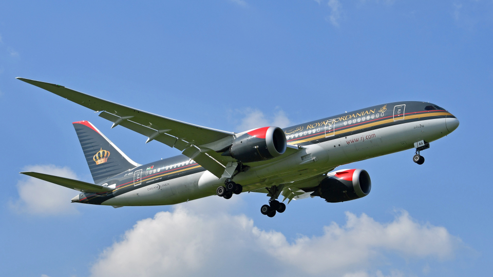 ロイヤル・ヨルダン航空 Boeing 787-8 Dreamliner JY-BAG