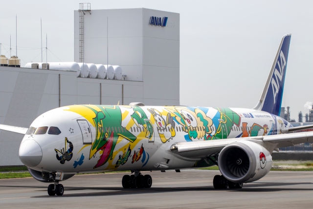 ANA B787-9 ピカチュウジェット NH ANAで待望の復活！「ピカチュウジェット NH」、6月4日から787で