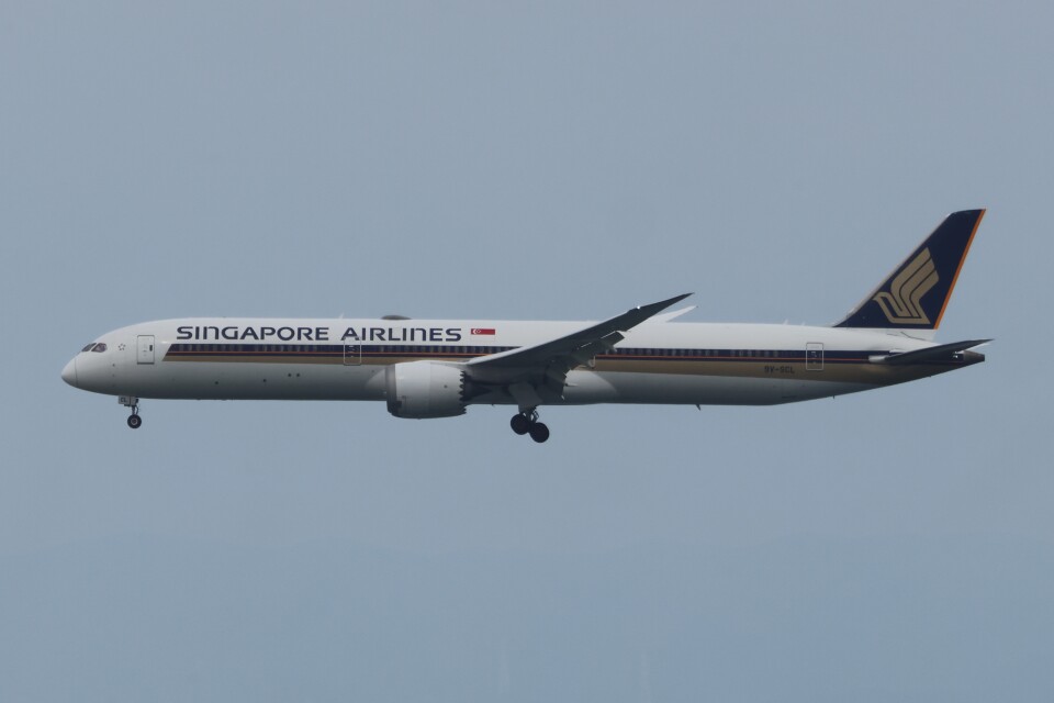 シンガポール航空 Boeing 787-10 9V-SCL 中部国際空港 航空