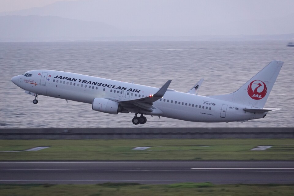 日本トランスオーシャン航空 Boeing 737-800 1/130 飛行機 ボーイング、日本トランスオーシャン航空から737-800型機を12機