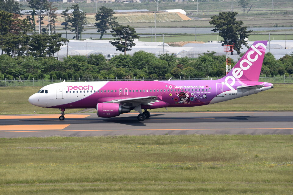 ピーチ Airbus A320 JA816P 仙台空港 航空フォト | by kumagorou