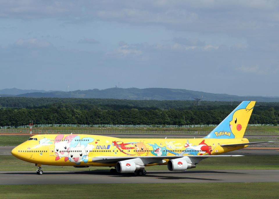 全日空 Boeing 747-400 JA8957 新千歳空港 航空フォト | by