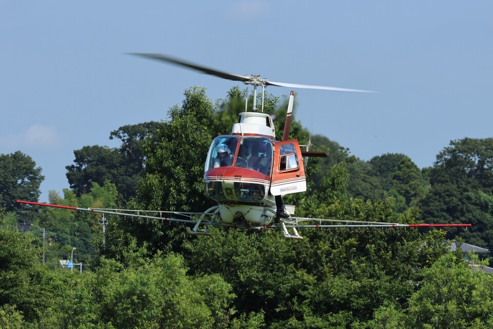 ヘリサービス Bell 206/406 JA6190 茨城県内 航空フォト | by
