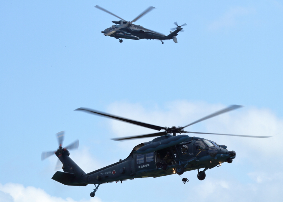 航空自衛隊 Mitsubishi UH-60J 78-4585 千歳基地 航空フォト