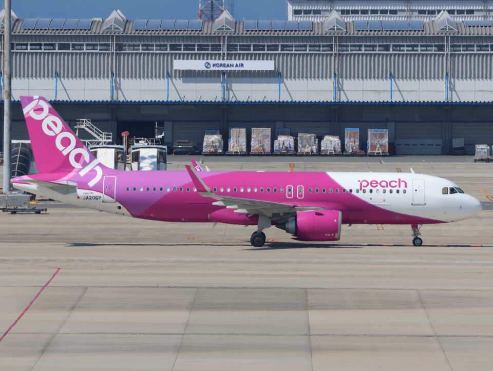 航空機・ヘリコプター J-Fox Peach A320Neo JA206P JA206P Peach Airbus A320neo