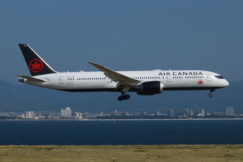 エア・カナダ Boeing 787-9 C-FNOG 関西国際空港 航空フォト