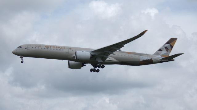 エティハド航空　A340-600 F1 Seswantšho:A6-EHJ A340-600 Etihad F1 (6896908315).jpg