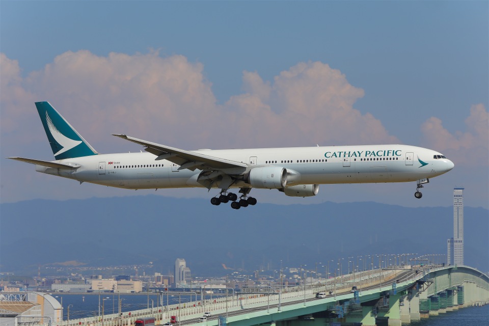 航空写真(フォト・画像)：キャセイパシフィック航空 Boeing 777