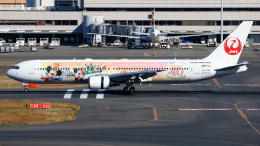 Wangwillさんが、羽田空港で撮影した日本航空 767-346/ERの航空フォト（飛行機 写真・画像）