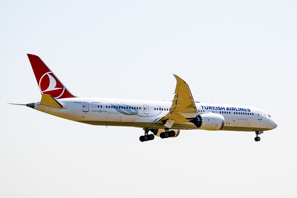 ターキッシュ・エアラインズ Boeing 787-9 TC-LLR 成田国際空港