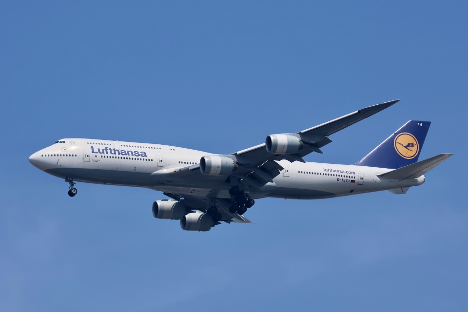 ルフトハンザドイツ航空 Boeing 747-8 D-ABYH 羽田空港 航空