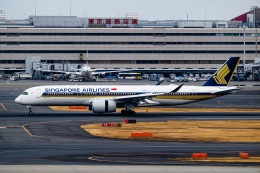 矢塚秀さんが、羽田空港で撮影したシンガポール航空 A350-941の航空フォト（飛行機 写真・画像）