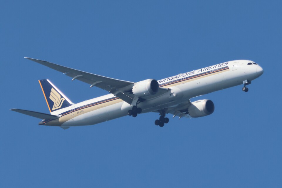 シンガポール航空 Boeing 787-10 9V-SCE 中部国際空港 航空