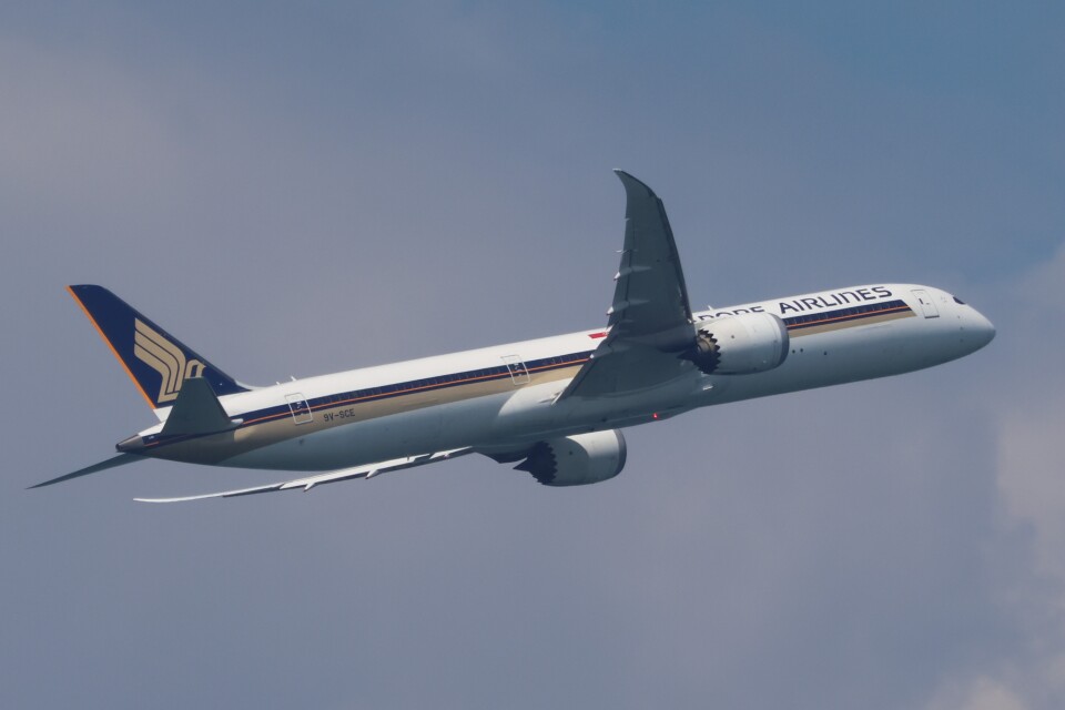 シンガポール航空 Boeing 787-10 9V-SCE 中部国際空港 航空