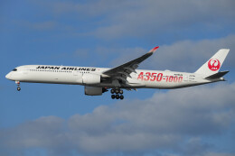 JAL A350-1000 JA01WJ 1000塗装 Airbus A350-1000 JAL (JA01WJ) 特別塗装初号機 羽田空港C滑走路