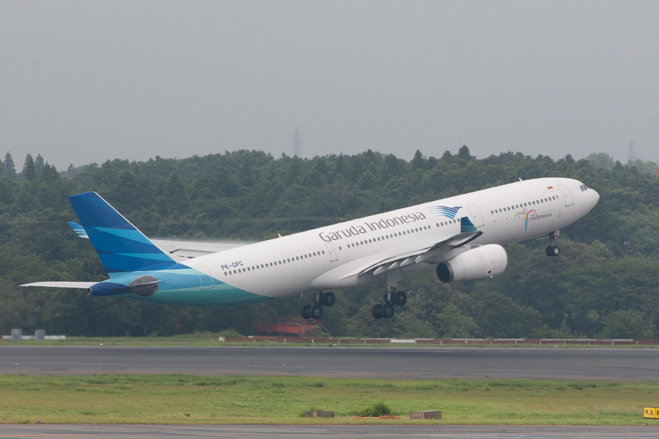 ガルーダ・インドネシア航空 Airbus A330-300 PK-GPC 成田国際