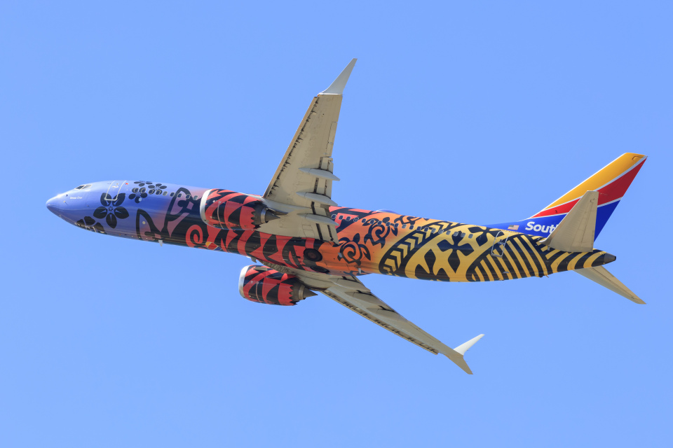 サウスウェスト航空Ｂ737-700 サウスウェスト航空 Boeing 737 MAX 8 N8710M ダニエル・K