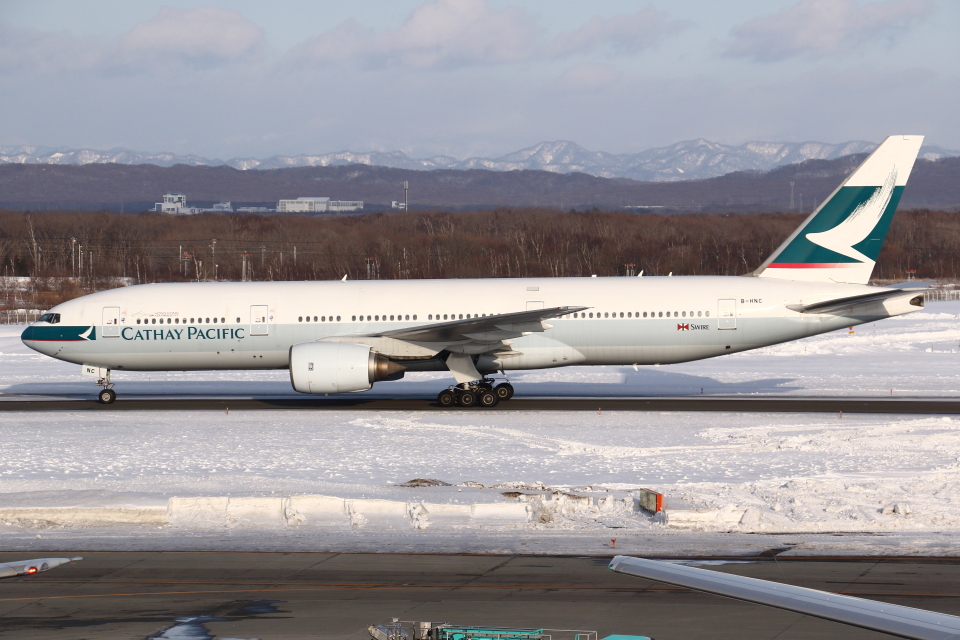 航空写真(フォト・画像)：キャセイパシフィック航空 Boeing 777
