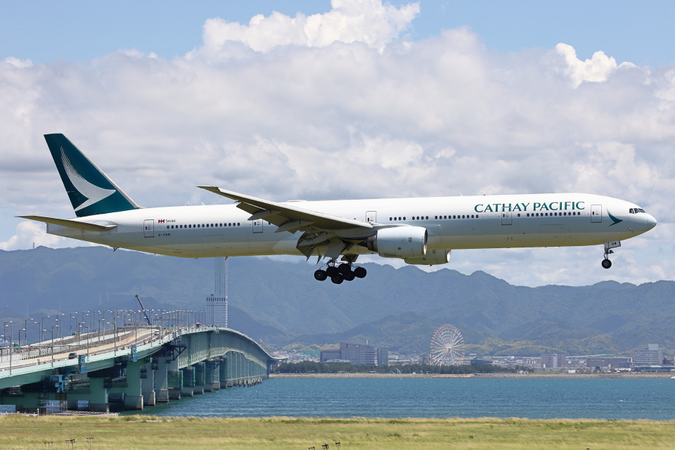 航空写真(フォト・画像)：キャセイパシフィック航空 Boeing 777
