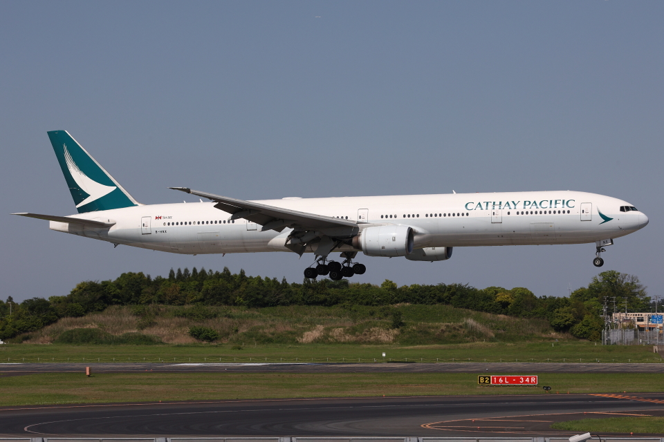 航空写真(フォト・画像)：キャセイパシフィック航空 Boeing 777