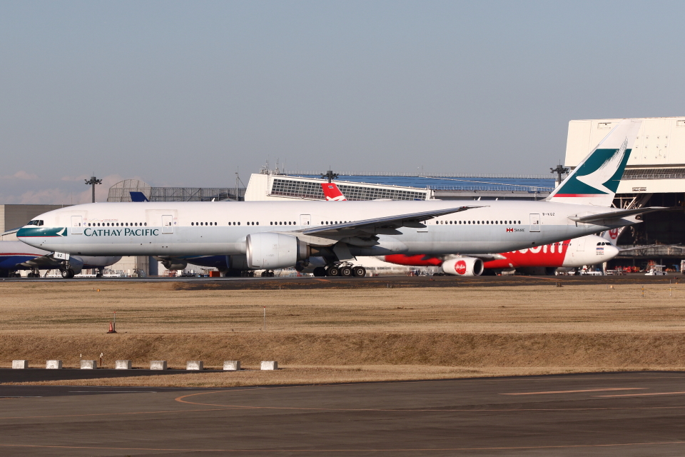 航空写真(フォト・画像)：キャセイパシフィック航空 Boeing 777