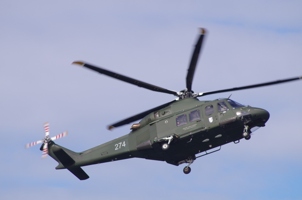 アイルランド空軍 AgustaWestland AW139 274 ダブリン空港 航空