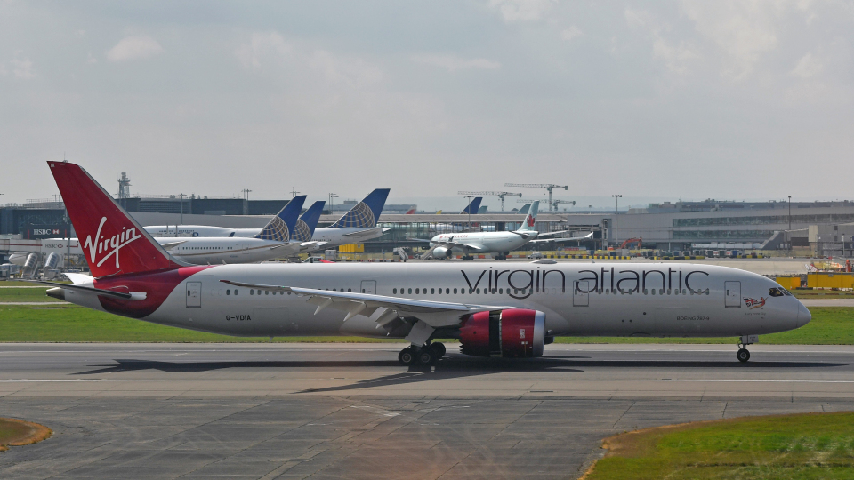 ヴァージン・アトランティック航空 Boeing 787-9 G-VDIA